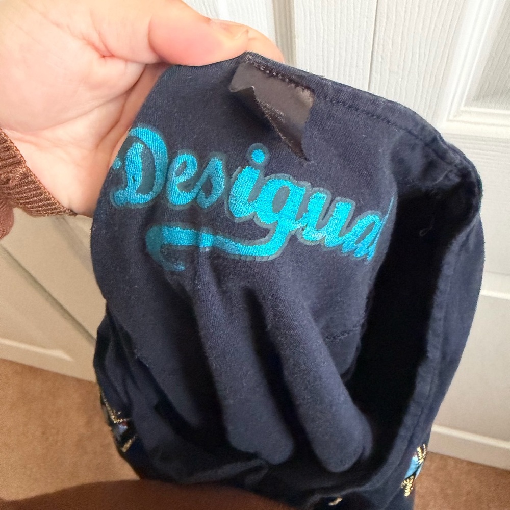 5 for $25! Desigual Black Tunic with Colorful Accents - Picture 2 of 3
